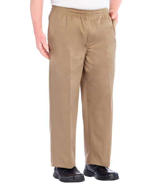 Silverts SV50790 Regular Mens Cotton Elastic Waist Pant  Beige, Size=XL, SV50790-SV5-XL Silverts SV50790 Regular Mens Cotton Elastic Waist Pant  Beige, Size=XL, SV50790-SV5-XL