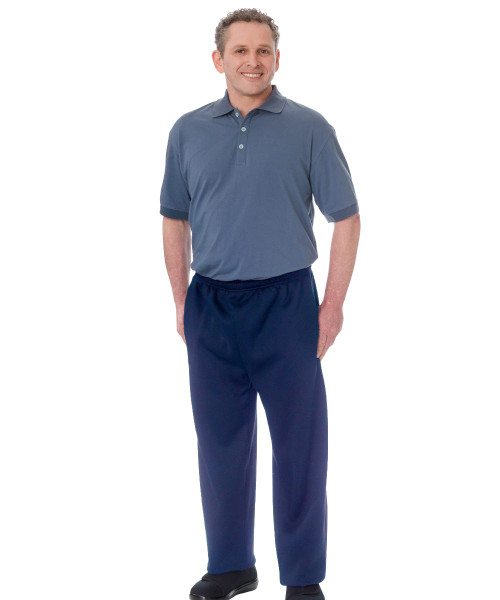 Silverts SV50880 Men's Dementia Alzheimer's Jumpsuit  Steel/Navy, Size=XL, SV50880-SV1183-XL