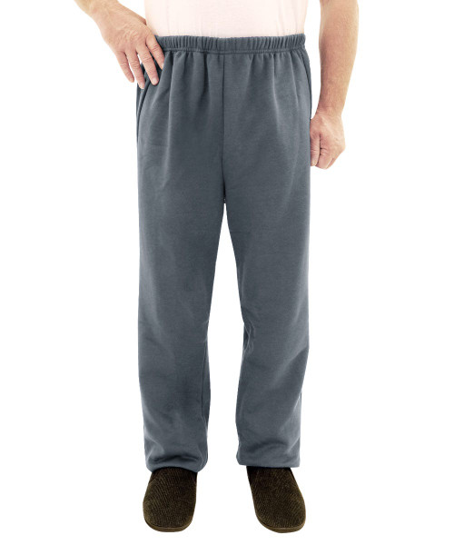 Silverts SV50940 Fleece Adaptive Mens Wheelchair Pants Gray, Size=M, SV50940-SV18-M Silverts SV50940 Fleece Adaptive Mens Wheelchair Pants Gray, Size=M, SV50940-SV18-M