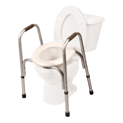 Adjustable Aluminum Safety Frame/Raised Toilet Seat (7007) Adjustable Aluminum Safety Frame/Raised Toilet Seat (7007)