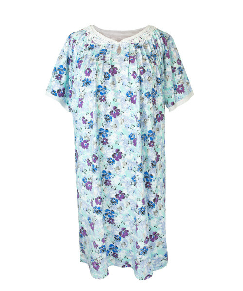 Silverts SV26280 Adaptive Hospital Gowns Nursing Home & Home Care   Blooming Garden, Size=3XL, SV26280-SV1326-3XL