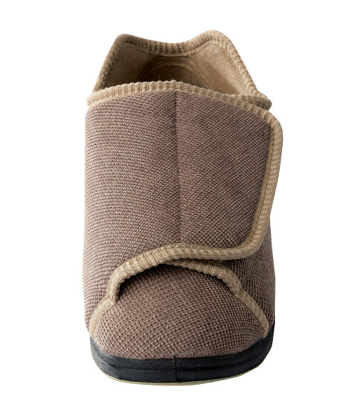 Silverts SV10100 Womens Extra Extra Wide Slippers Taupe, Size=8, SV10100-SV44-8