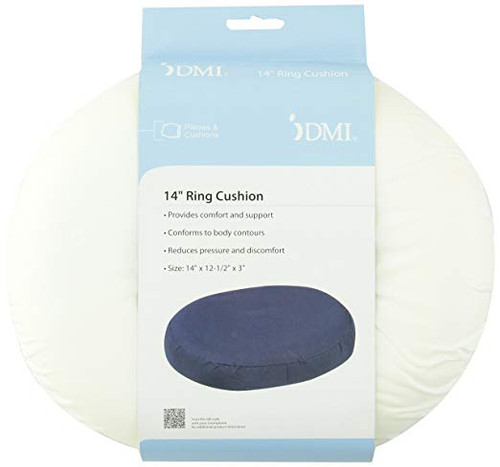 RING CUSHIONS Plaid or navy cover, foam, 14"MEDIUM (6232) RING CUSHIONS Plaid or navy cover, foam, 14"MEDIUM (6232)