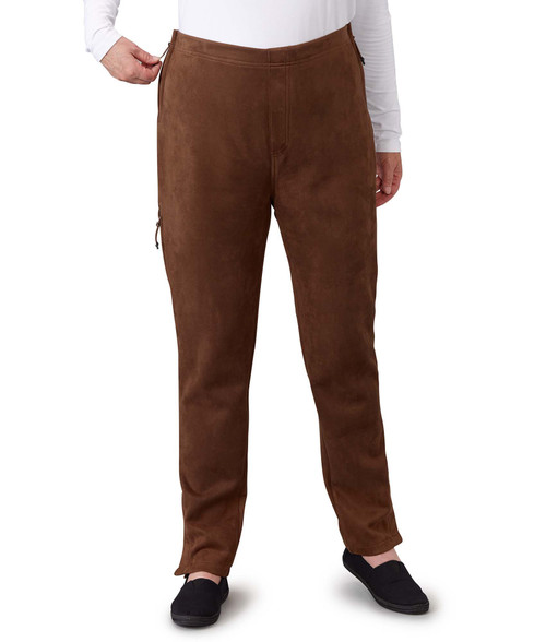 Silverts SV25490 Women's Seated Side Zip Pant with Pull Tabs Coffee, Size=XL, SV25490-SV555-XL Silverts SV25490 Women's Seated Side Zip Pant with Pull Tabs Coffee, Size=XL, SV25490-SV555-XL