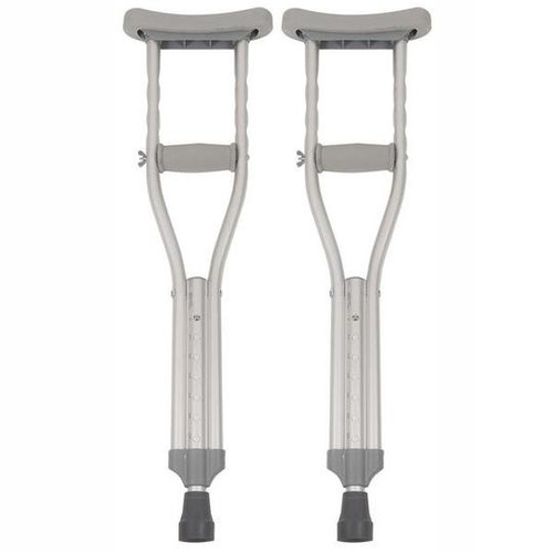 Tall Adult push-button aluminum crutches- heights 5'10" - 6'6" (5091-S) (5091-S) Tall Adult push-button aluminum crutches- heights 5'10" - 6'6" (5091-S) (5091-S)