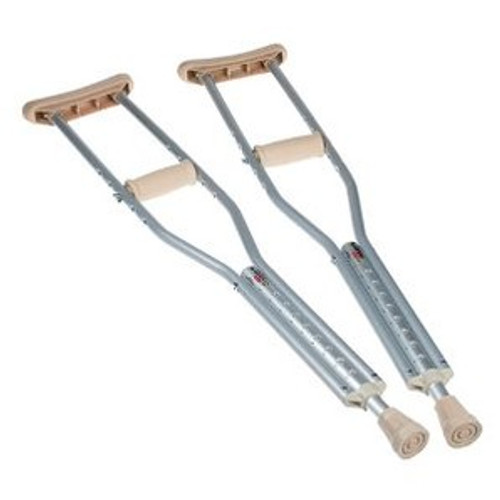 Child push-button aluminum crutches - heights 3'11" - 4'7" (5094-S) (5094-S) Child push-button aluminum crutches - heights 3'11" - 4'7" (5094-S) (5094-S)
