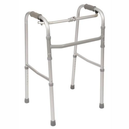 PCP 5051-W FOLDING WALKERS Single Release Wheeled Walker w/wheels/skis, ADULT - JUNIOR