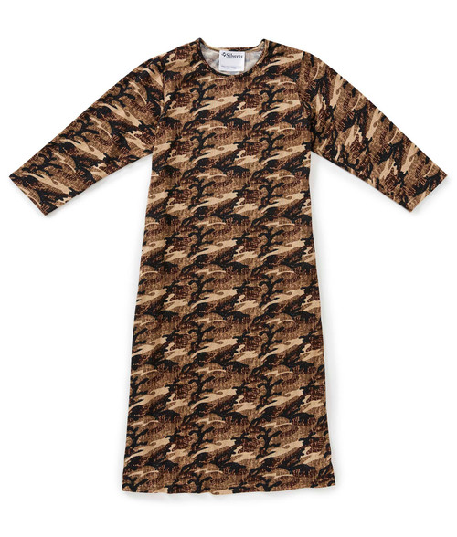 Silverts SV21040 Attractive Adaptive Wheelchair Dress Tan Camouflage, Size=XL, SV21040-SV1411-XL