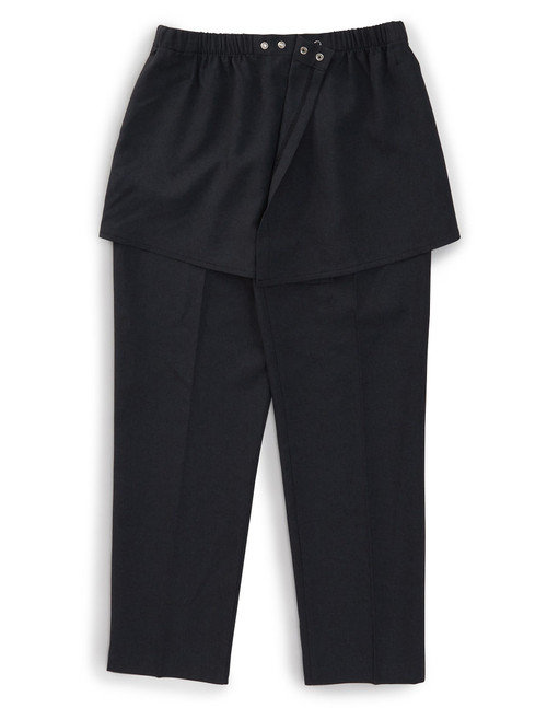 Silverts SV24960 Womens Adaptive  Open Back Gabardine Pants Smoke Grey, Size=3XL, SV24960-SV791-3XL
