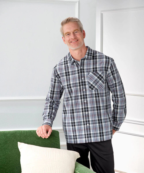 Adaptive Sport Shirt for Men - Delton Plaid - Request Sizing 