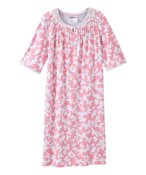 Silverts SV26280 Adaptive Hospital Gowns Nursing Home & Home Care  Butterfly Afternoon, Size=2XL, SV26280-BUAF-2XL