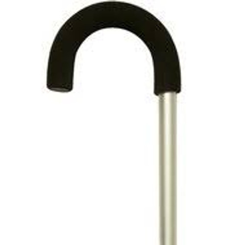 PCP 211600 ALUMINUM ADJUSTABLE TOURIST HANDLE - 3/4" (1.91cm) Cane Tip Ladies' Blue Pewter - Black Handle