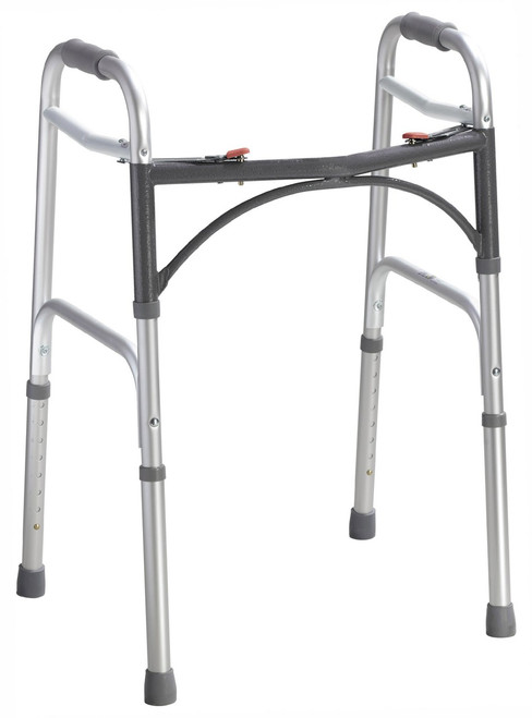 Drive Medical 10200-1 Deluxe Two Button Folding Walker Drive Medical 10200-1 Deluxe Two Button Folding Walker
