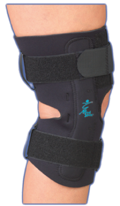 GRIPPER 16" HINGED KNEE WITH ALUMINUM HINGES "COOLFLEX" - SM, 117082-A