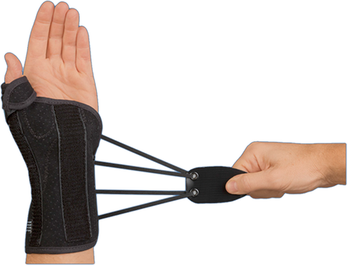 RYNO LACER II WRIST/THUMB LONG BLACK - LEFT XL, 223716