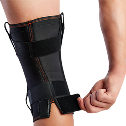 3 TEX KNEE BRACE WITH POLYCENTRIC JOINTS - SM/2, 7104-SM