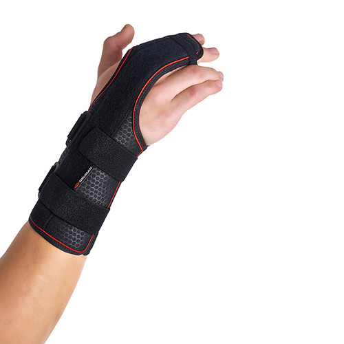 SEMI-RIGID WRIST SUPPORT w/ PALMAR/DORSAL SPLINTS-2nd AND 3rd META - LEFT M, MF-I93 MD SEMI-RIGID WRIST SUPPORT w/ PALMAR/DORSAL SPLINTS-2nd AND 3rd META - LEFT M, MF-I93 MD