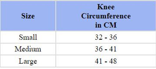 ELASTIC KNEE SUPPORT WITH LATERAL STABILISERS - LARGE/3, OS6211-LG