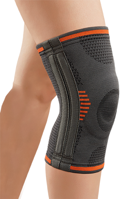 ELASTIC KNEE SUPPORT WITH LATERAL STABILISERS - MEDIUM/2, OS6211-MD ELASTIC KNEE SUPPORT WITH LATERAL STABILISERS - MEDIUM/2, OS6211-MD