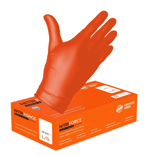 NitriForce 007-57704 Supply Chain Textured Nitrile Disposable Gloves XLarge (Case of 500 Gloves) NitriForce 007-57704 Supply Chain Textured Nitrile Disposable Gloves XLarge (Case of 500 Gloves)