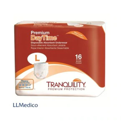 Tranquility 2106 Tranquility Premium DayTime Disposable Absorbent Underwear Large, 4x16s Tranquility 2106 Tranquility Premium DayTime Disposable Absorbent Underwear Large, 4x16s
