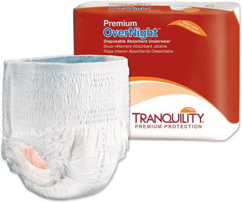 Tranquility 2113 Tranquility Premium OverNight Disposable Absorbent Underwear Extra Small, 4x22s Tranquility 2113 Tranquility Premium OverNight Disposable Absorbent Underwear Extra Small, 4x22s