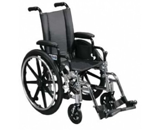 Viper Wheelchair with Flip Back Removable Arms, Desk Arms, Elevating Leg Rests, 14" Seat (L414DDA-ELR) Viper Wheelchair with Flip Back Removable Arms, Desk Arms, Elevating Leg Rests, 14" Seat (L414DDA-ELR)