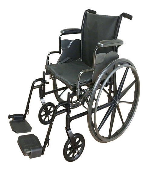 MOBB Health Care MHWC1018 Steel Wheelchair 18" seat (MOBB Health Care MHWC1018) MOBB Health Care MHWC1018 Steel Wheelchair 18" seat (MOBB Health Care MHWC1018)