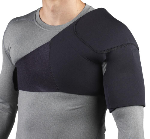 Neoprene Shoulder Support with Hot/Cold pack S-M-L (C-327)