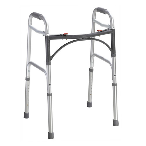 Drive 10200-1 Deluxe Folding Walker, Two Button