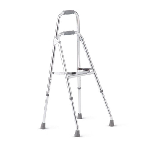Lightweight design allows the hemi sidestepper to be maneuvered easily even with one arm
Helps provide more stability and weight-bearing abilities than a quad cane
Height adjustable in 1" increments
Bilevel hand grip offers extra assistance for users getting in and out of chairs Lightweight design allows the hemi sidestepper to be maneuvered easily even with one arm
Helps provide more stability and weight-bearing abilities than a quad cane
Height adjustable in 1" increments
Bilevel hand grip offers extra assistance for users getting in and out of chairs
