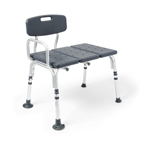 Transfer bench with Microban* antimicrobial treatment
Reversible height-adjustable backrest
Slip-resistant feet
350 lb. weight capacity Transfer bench with Microban* antimicrobial treatment
Reversible height-adjustable backrest
Slip-resistant feet
350 lb. weight capacity