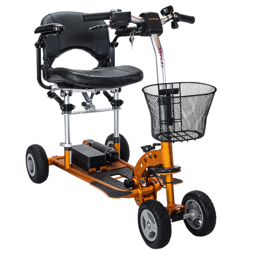 SupaScoota Supalite 4 Portable mobility scooter - Gold SupaScoota Supalite 4 Portable mobility scooter - Gold