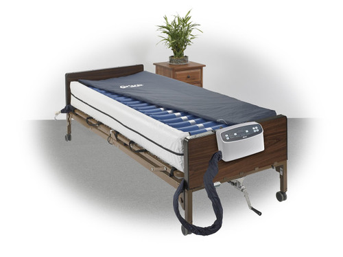 Drive 14029DP Med Aire Plus Defined Perimeter Low Air Loss Mattress Replacement System, with Low pressure Alarm, 8"