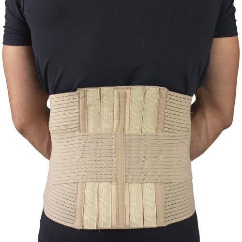 2893 - EA/1 OTC MEDIUM LUMBOSACRAL SUPPORT W/ ABDOMINAL UPLIFT 7" FRONT & 12" BACK ELASTIC BELT SIZES: S-2XL