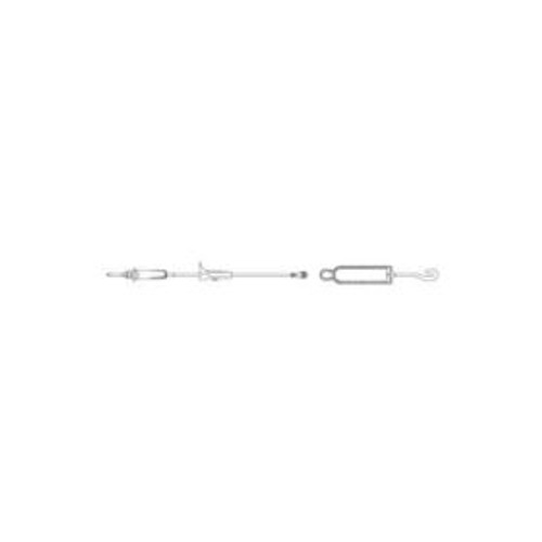 ICU Medical - ICU MC33489 - CS/50 IV PRIMARY SET W/ CLAVE CLEAR ROTATING LUER 10 DROP 113" TUBING DEHP-FREE