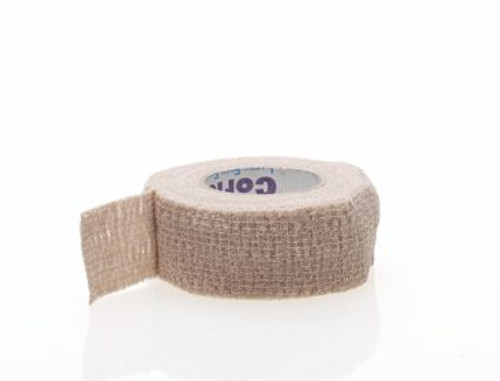 PK/30 COFLEX BANDAGE WRAP TAN LATEX-FREE 1" x 5yd SELF-ADHESIVE NON-STERILE