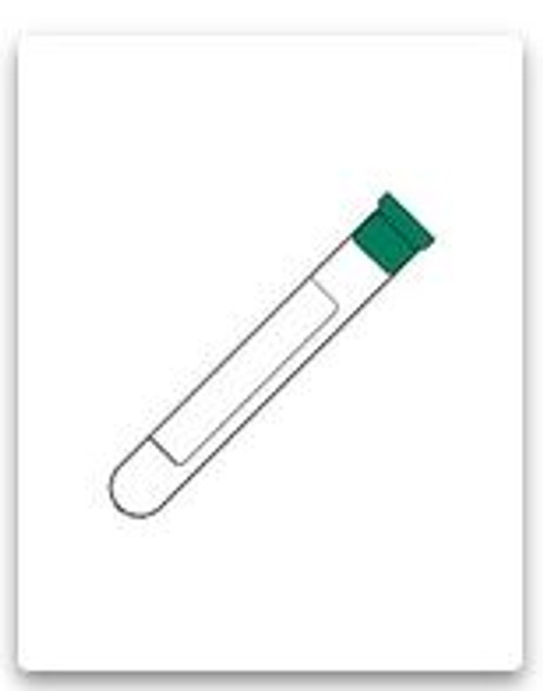 BD 366480 TUBE VACUTAINER 16 x 100mm 10ml GREEN BX/100 (BD 366480)