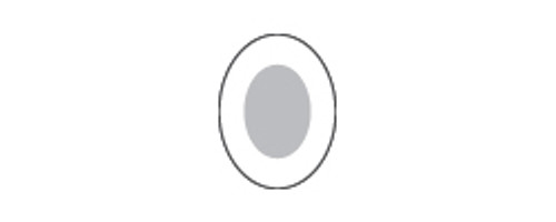 BX/15 POLYMEM SHAPES, OVAL SILVER DRESSING, SIZE 5.