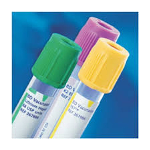 BD 366703 VACUTAINER TUBE PLH 13x75mm 3.0ml CLEAR PLBL CA/10 x 100 (366703) BD 366703 VACUTAINER TUBE PLH 13x75mm 3.0ml CLEAR PLBL CA/10 x 100 (366703)