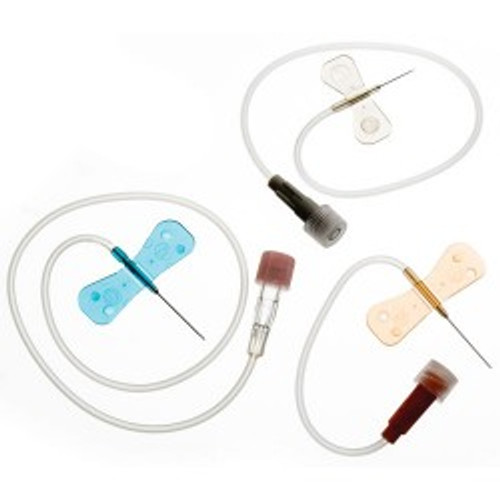 BX/100 SURFLO WINGED INFUSION SET, 23G X 3/4" W/ 3.5" TUBING.