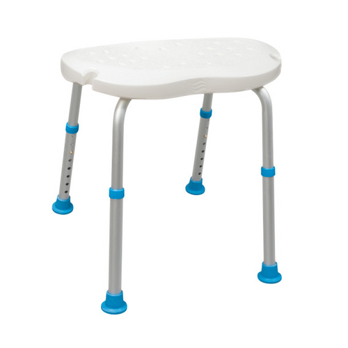 AqS BSeat w/o Back, White, 1EA,2CV,Ret