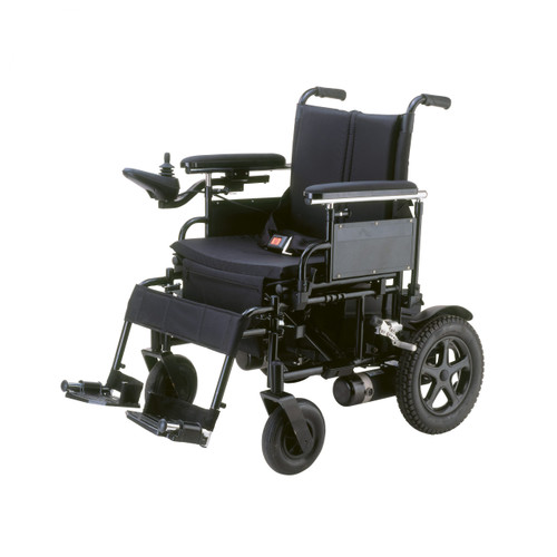 Drive CPN18FBA Cirrus Plus EC Folding & Lightweight Power Wheelchair, 18" W X 16" D Seat, Black - CLEARANCE
