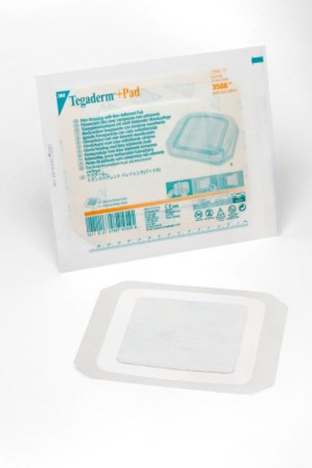 3M Tegaderm Transparent Dressing with Absorbent Pad 15 cm x 15 cm BX/25 3M Tegaderm Transparent Dressing with Absorbent Pad 15 cm x 15 cm BX/25