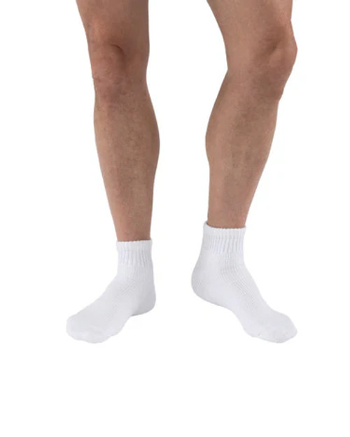 BSN - BSN 6039544 - JOBST SensiFoot,Mini-Crew Length Diabetic Stockings, Closed Toe,X-Large,8-15 mmHg,White