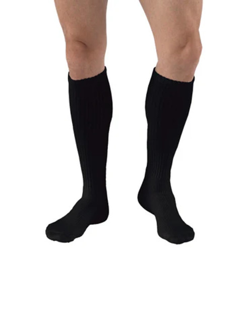 BSN - BSN 6039603 - JOBST SensiFoot,Crew Length Diabetic Stockings, Closed Toe,Large,8-15 mmHg,Black