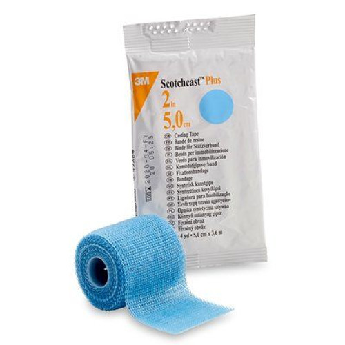 Casting Tape SCOTCHCAST PLUS 2" x 4 YARDS LIGHT Blue BX/10 Casting Tape SCOTCHCAST PLUS 2" x 4 YARDS LIGHT Blue BX/10