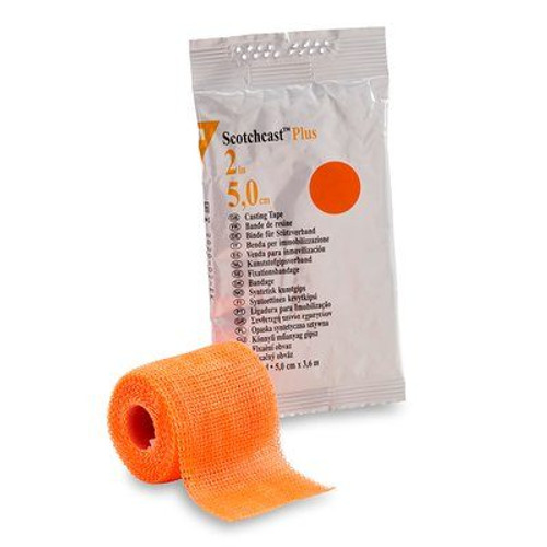 3M-82002W Casting Tape SCOTCHCAST PLUS 2" x 4 YARDS BRIGHT ORANGE BX/10 3M-82002W Casting Tape SCOTCHCAST PLUS 2" x 4 YARDS BRIGHT ORANGE BX/10