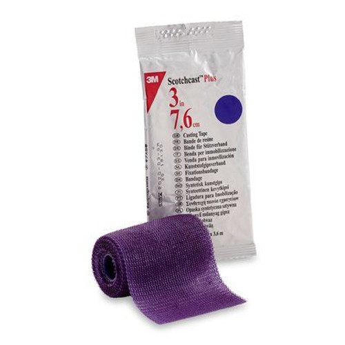 3M-82003U Casting Tape SCOTCHCAST PLUS 3" x 4 YARDS PURPLE BX/10 3M-82003U Casting Tape SCOTCHCAST PLUS 3" x 4 YARDS PURPLE BX/10
