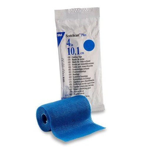 3M-82004B Casting Tape 3M Scotchcast Plus 4" x 4 YARDS Blue BX/10 3M-82004B Casting Tape 3M Scotchcast Plus 4" x 4 YARDS Blue BX/10
